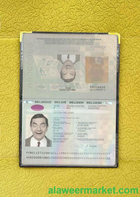Belgium passport (2014-2017) photo look